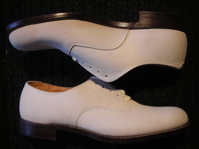 画像2: 1960'S DEADSTOCK WHITEBUCKS SHOES 9HD 