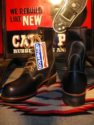 画像3: 1970'S〜 DEAD GEORGIA BOOTS WORK BOOTS SZ/9E