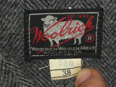 画像1: 1950'S WOOLRICH HBT TWEED FISHING JACKET SZ/38
