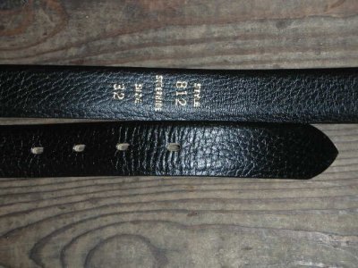 画像2: 1950'S〜 DEAD MILLER BELT LTD STEERHIDE BELT/32