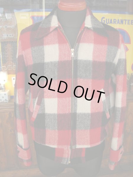 画像1: 〜1950'S WOOL MASTER PLAID WOOL JACKET  (1)