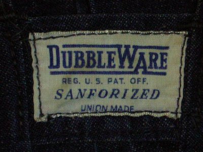 画像2: 1930'S DUBBLEWARE OVERALLS 42X33 追加画像