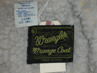 画像1: 1970'S〜 DEAD WRANGLER WRANGE COAT SZ/SMALL (2)