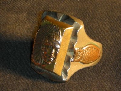 画像1: 1940'S〜 MEXICAN RING INDIAN 2 