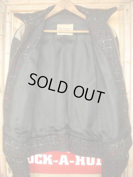 画像3: 1950'S RICHMAN BROTHERS BLACK FLECK WOOL JACKET  SZ/38 (3)