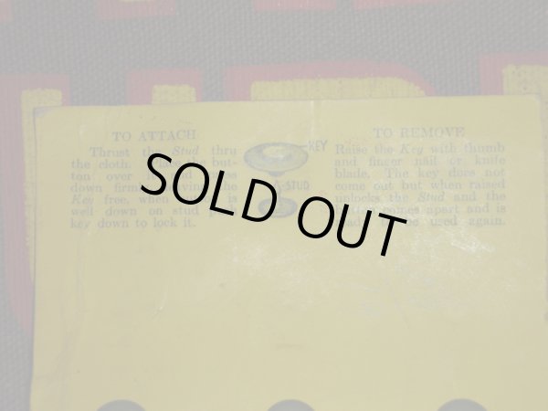 画像5: 1930'S PILCHER'S DETACHABLE BUTTONS ON CARD　  (5)