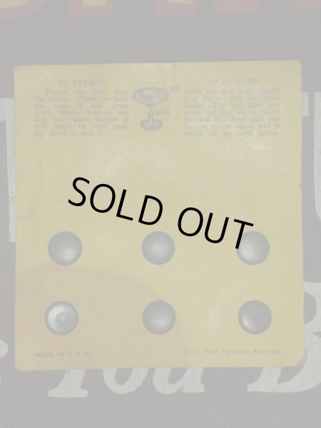 画像2: 1930'S PILCHER'S DETACHABLE BUTTONS ON CARD　  (2)