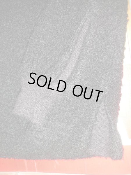 画像5: 1950'S PALOMINO BLACK X WHITE ZIP UP ACRYLIC PULLOVER (5)