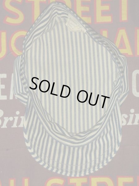 画像5: 1950'S〜 DEADSTOCK UNKNOWN EXTRA STRIPE WORK CAP 7-1/8 (5)