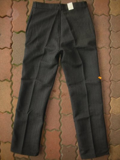 画像2: 1950'S DEADSTOCK EURO COTTON STRIPE WORK TROUSERS 