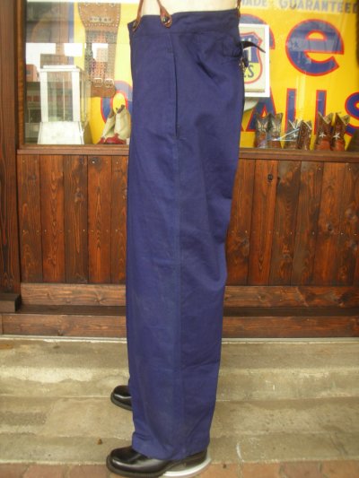 画像3: 1951'S DEADSTOCK FRENCHPOSTMAN WORK PANTS 35X31