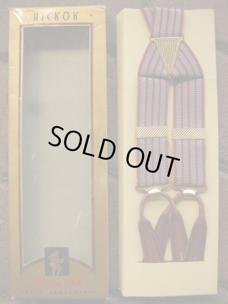 画像2: 1950'S DEADSTOCK HICKOK ACTION BACK SUSPENDERS/EXTRA LONG  (2)