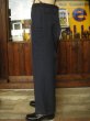 画像5: 〜1950'S DEADSTOCK DUBBLEWARE NAVY WOOL TROUSERS 36X31 (5)