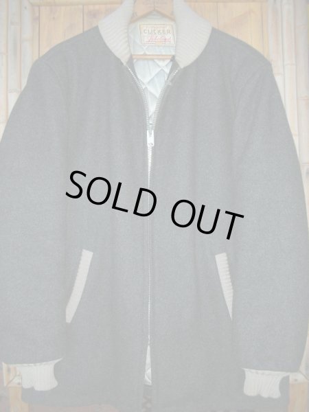 画像3: 1950'S LAKELAND CLICKER FARAOH COAT/CHARCOAL GRAY/SZ/40 (3)