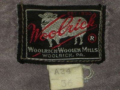 画像1: 1950'S WOOLRICH WOOLEN MILLS WOOL JACKET SZ/36