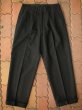 画像1: 1950'S UNKNOWN BLACK WOOL HOLLYWOOD WAIST SLACKS 31X29 (1)