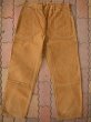 画像1: 1970'S  CARHARTT BROWN DUCK W/KNEE PANTS 36X31  (1)