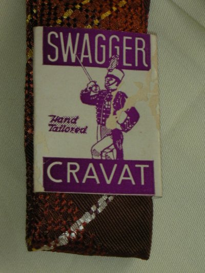 画像1: 1930'S DEADSTOCK SWAGGER CRAVAT TIE 