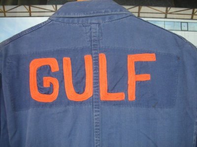 画像1: 1950'S LEE UNION ALLS/GULF NAVY HBT