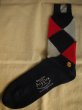 画像1: 1950'S DEADSTOCK ARGYLE SOCKS/NAVY/SIZE11  (1)