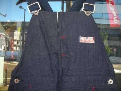 画像1: 1930'S〜 DEADSTOCK It's Walker's Trainmen OVERALLS SZ 34