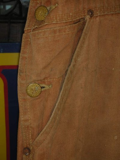 画像3: 1940'S〜 CARHARTT BROWN DUCK OVERALLS 40X28