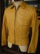 画像1: 1940'S UNKNOWN DEERSKIN SPORTS JACKET SZ/34 (1)