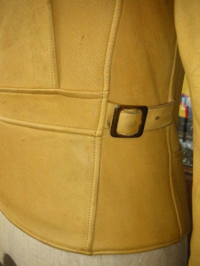 画像3: 1940'S UNKNOWN DEERSKIN SPORTS JACKET SZ/34