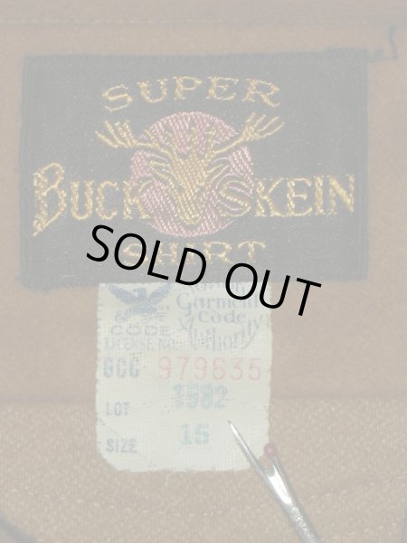 画像3: 1930'S SUPER BUCK SKEIN FLANNEL SHIRT W/NRA CODE LABEL SIZE/15   (3)