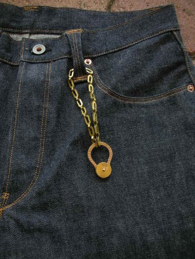 画像1: S,O,C, Brass Key Chain - BKC 