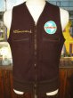 画像1: 1950'S〜 DEADSTOCK JACK-VEST WOOL ZIP UP WORK VEST SIZE/40  (1)