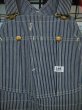 画像5: 1960'S〜 DEADSTOCK LEE HICKORY STRIPE OVERALLS LOT 98SB 38X28  (5)