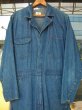 画像1: 1950'S〜 BLUE BELL INDIGO DENIM ALL IN ONE SIZE/40 REGULER (1)