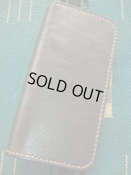 画像2: RAWHIDE TRUCKERS WALLET LOT-501/ BLACK X NATURAL (2)