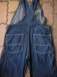 画像4: 〜1940'S MONTGOMERY WARD DENIM OVERALLS 36X34 (4)