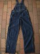 画像2: 〜1940'S MONTGOMERY WARD DENIM OVERALLS 36X34 (2)