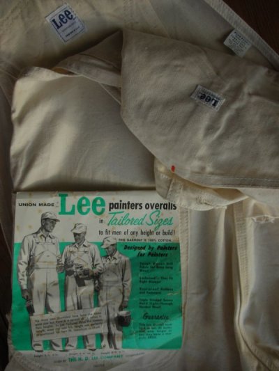 画像1: 1970'S DEADSTOCK(ONE WASHED) LEE PAINTERS OVERALLS LOT 040 1911 36X32