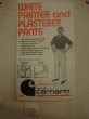 画像1: 1970'S DEADSTOCK CARHARTT W/KNEE WHITE PAINTER PANTS W72 30X32  (1)