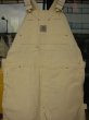 画像1: 1990'S DEADSTOCK CARHARTT CARPENTER WKNEE OVERALLS LOT/7FB 36X34 (1)