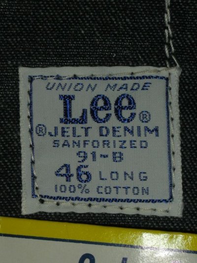 画像1: 1960'S DEADSTOCK LEE 91-B SIZE/46LONG