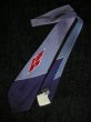 画像1: 1940'S〜 LEUTHOLD'S "R" INITIAL RAYON TIE (1)