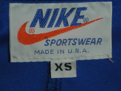 画像1: 〜1980'S DEADSTOCK NIKE WIND BREAKER BLUE SIZE/XS