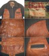 画像5: 1930'S NELCO BILT WOOLX LEATHER GROMET ZIPPER SPORTS JACKET (5)