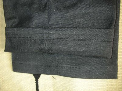 画像3: 1950'S〜 DEADSTOCK BLACK SALT & PEPPER WHIPCORD TROUSERS W36 L29