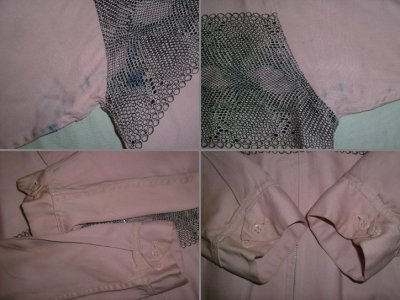 画像2: 1950'S UNKNOWN  BORDER PHYTHON PRINTED PINK RAYON JACKET SZ/L