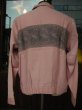 画像3: 1950'S UNKNOWN  BORDER PHYTHON PRINTED PINK RAYON JACKET SZ/L (3)