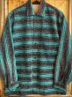 画像4: 1950S TOWNCRAFT BORDER FLECK PRINTED CORDUROY SHIRT SIZE/LARGE (4)