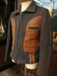 画像2: 1930'S NELCO BILT WOOLX LEATHER GROMET ZIPPER SPORTS JACKET (2)