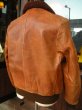 画像4: 1940'S LAMB LEATHER BUTTON FRONT SPORTS JACKET SZ/40 (4)