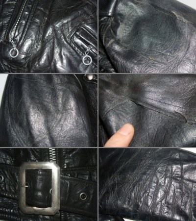 画像2: 1960'S SCHOTT PERFECT BLACK TAG ONE STAR MOTORCYCLE JACKET SZ/40